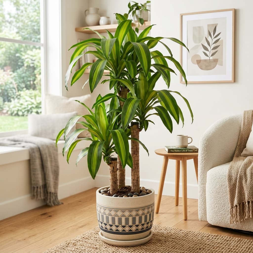 Happy Plant in a realistic interior/exterior setting