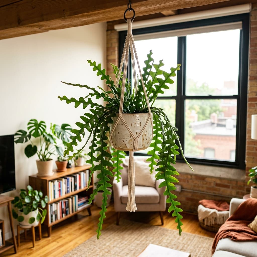 Fishbone Cactus in a realistic interior/exterior setting